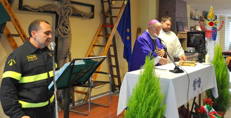 Terni, festeggiamenti in onore di Santa Barbara patrona dei Vigili del fuoco