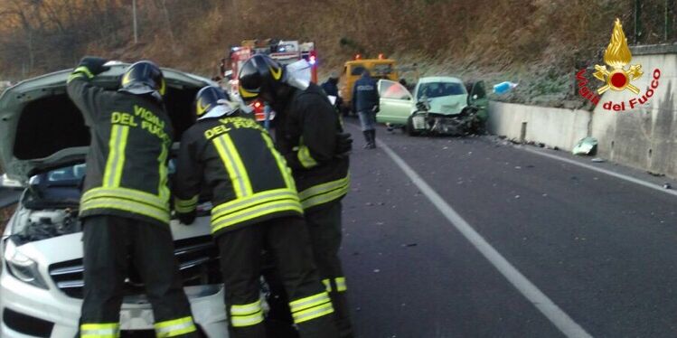 Varese, incidente stradale nel territorio del comune di Cantello