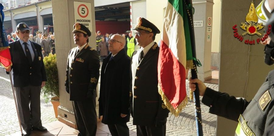 Firenze, festeggiamenti in onore di Santa Barbara patrona dei Vigili del fuoco