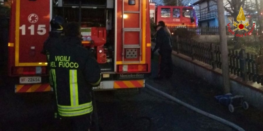 Pistoia, incendio nel locale caldaia di un edificio nel comune di Marliana