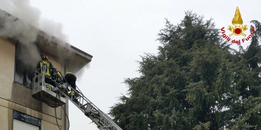 Varese, incendio in un appartamento a Saronno