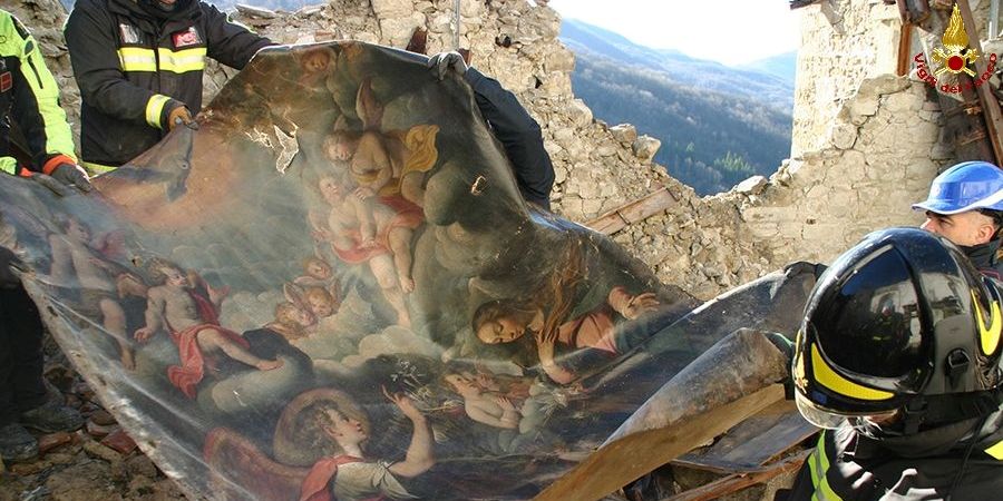 Ascoli Piceno, recupero altari lignei ed opere d'arte ad Arquata