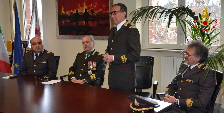 Potenza, passaggio di consegne alla Direzione Regionale dei Vigili del fuoco della Basilicata