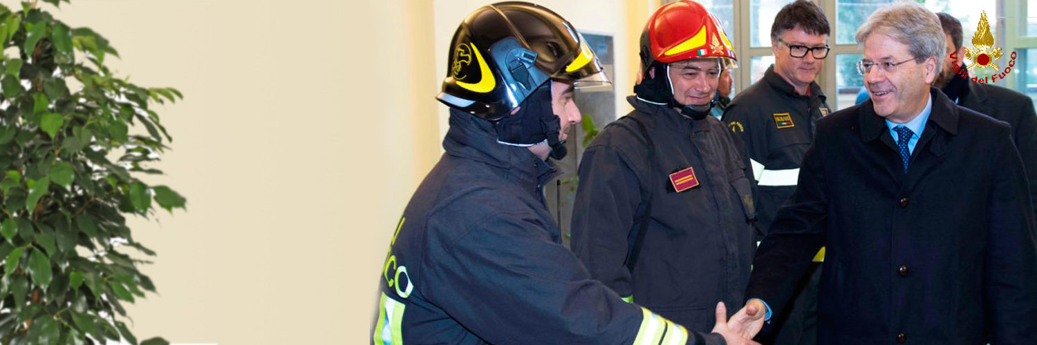 Teramo, il Presidente del Consiglio visita le zone colpite dal maltempo e dal sisma