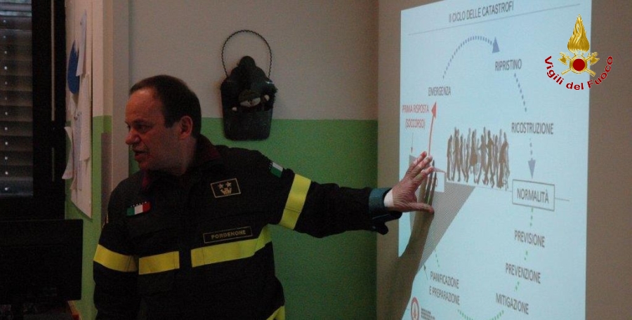 Pordenone, incontro con gli studenti del liceo "M. Grigoletti" sull'emergenza