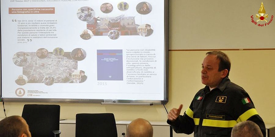 Treviso, Vigili del Fuoco "a lezione" di autismo
