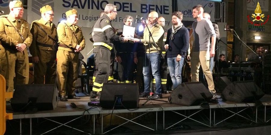 Firenze, una targa di riconoscimento per i Vigili del Fuoco