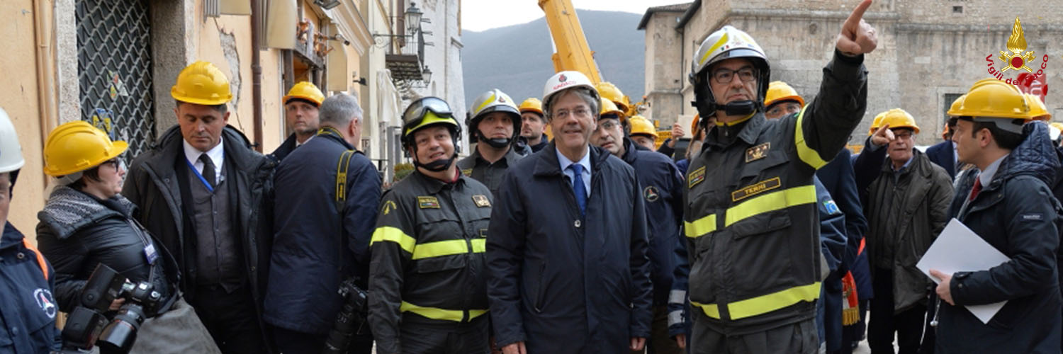 Il Presidente del Consiglio, Paolo Gentiloni a Norcia: "Le istituzioni siano all'altezza"