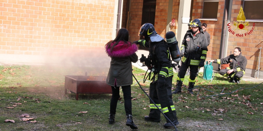 Forlì-Cesena, i Vigili del fuoco hanno partecipato al progetto del Comune "Cresciamo sicuri insieme"