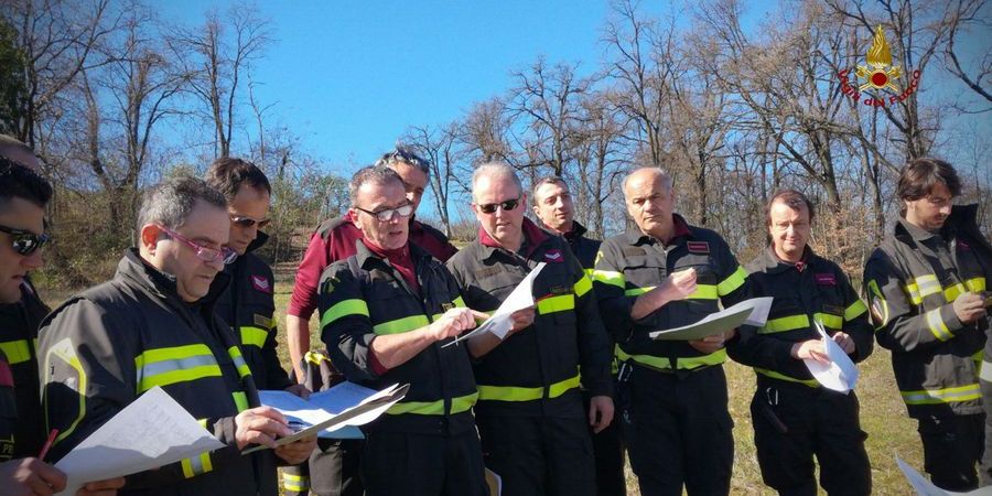 Reggio Emilia, formazione del personale VVF nel settore dell'antincendio boschivo