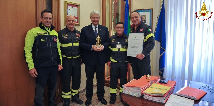 World of Firefighters - Conrad Dietrich Magirus Award 2016, consegnato il premio al Capo del Corpo Nazionale dei Vigili del Fuoco