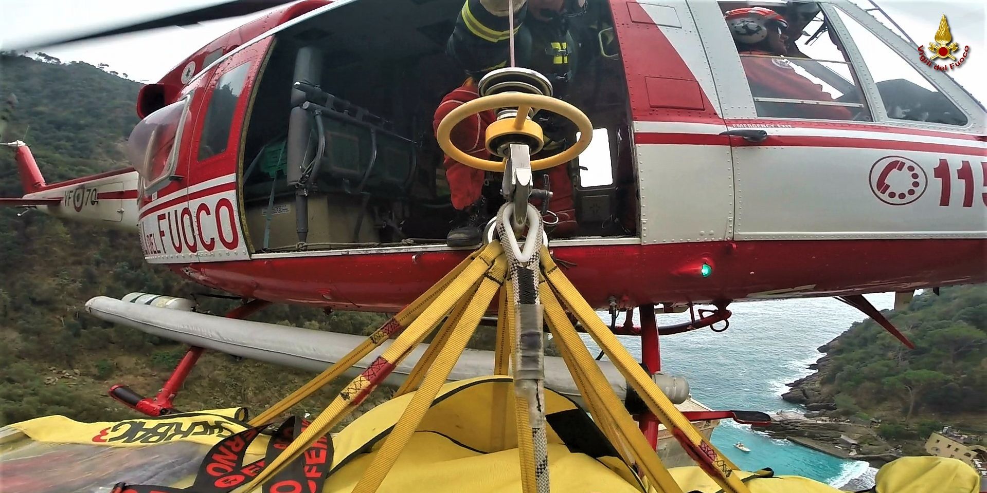 Genova, soccorsa persona ferita nei pressi del Santuario di San Fruttuoso