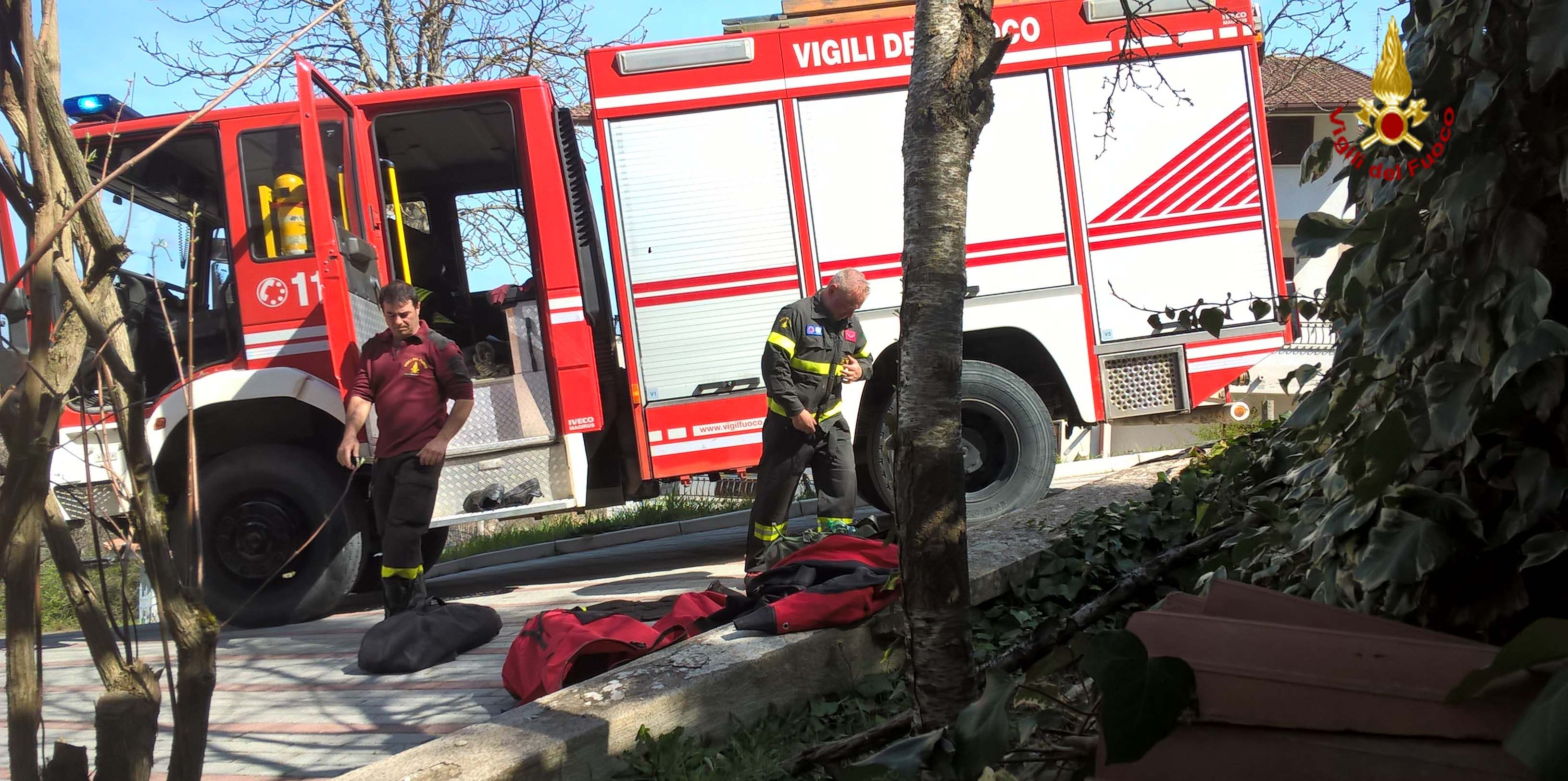 Campobasso, soccorsa un'anziana caduta accidentalmente in un pozzo