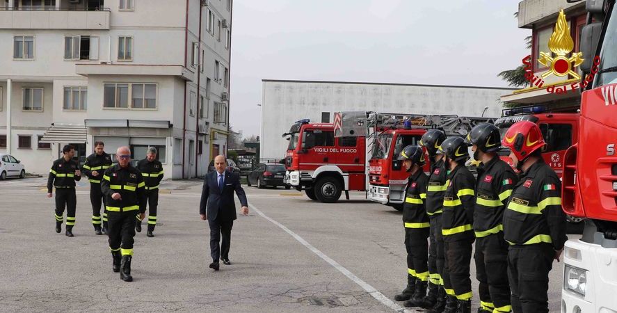 Vicenza, visita del Prefetto presso il Comando