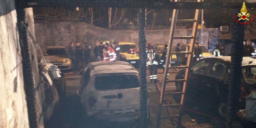 Roma, incendio in un pub a San Lorenzo