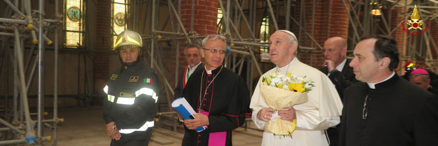 Modena, il Santo Padre in visita a Carpi e Mirandola