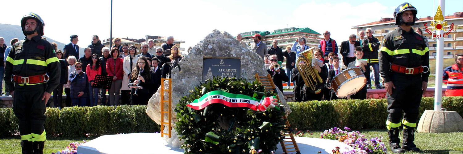 L'Aquila, intitolata ad Avezzano una piazza ai caduti dei Vigili del Fuoco