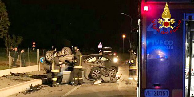 Padova, incidente stradale sulla "SP.44" in località Fossalta di Trebaseleghe