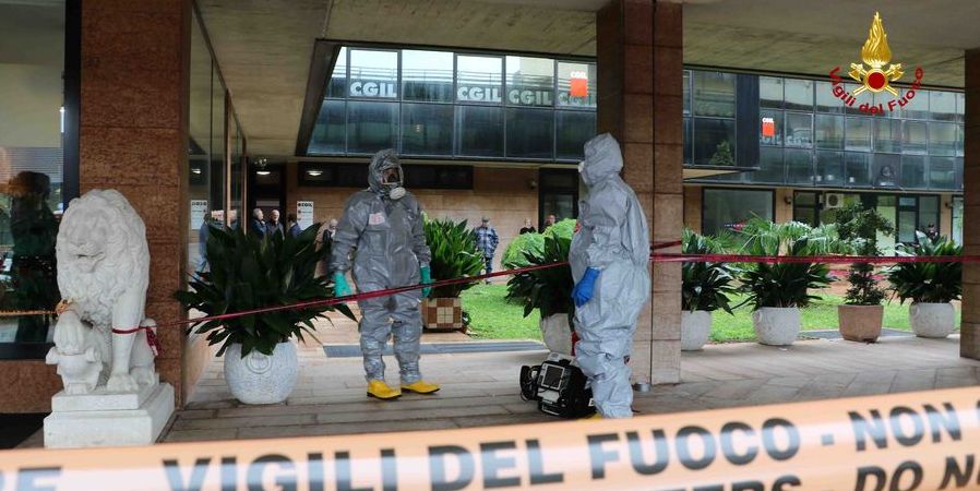 Vicenza, intervento del nucleo NBCR a Bassano del Grappa