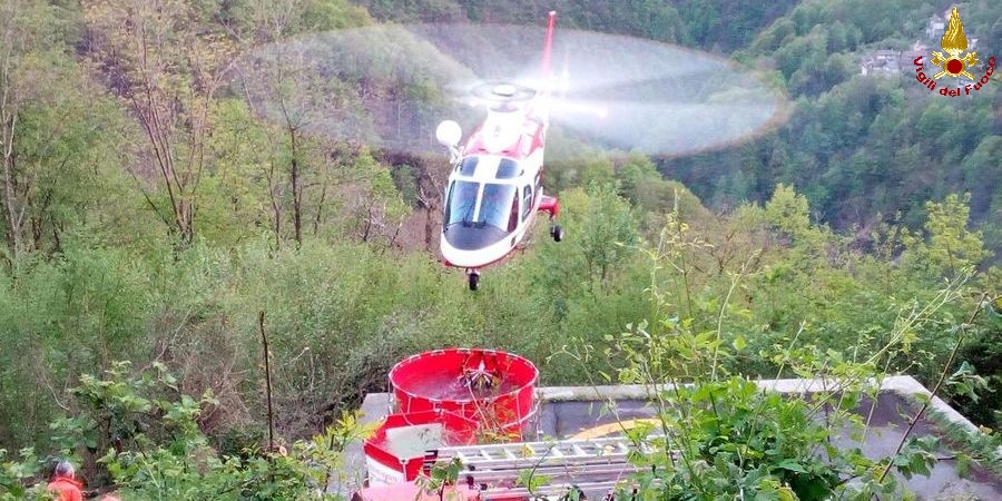 Verbania, incendi boschivi in valle Cannobina e valle Vigezzo