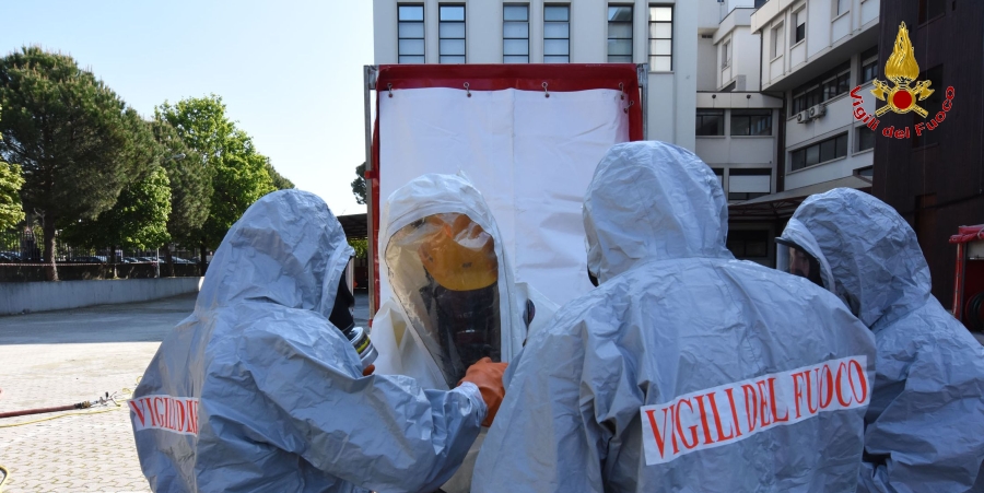 Forlì-Cesena, esercitazione NBCR