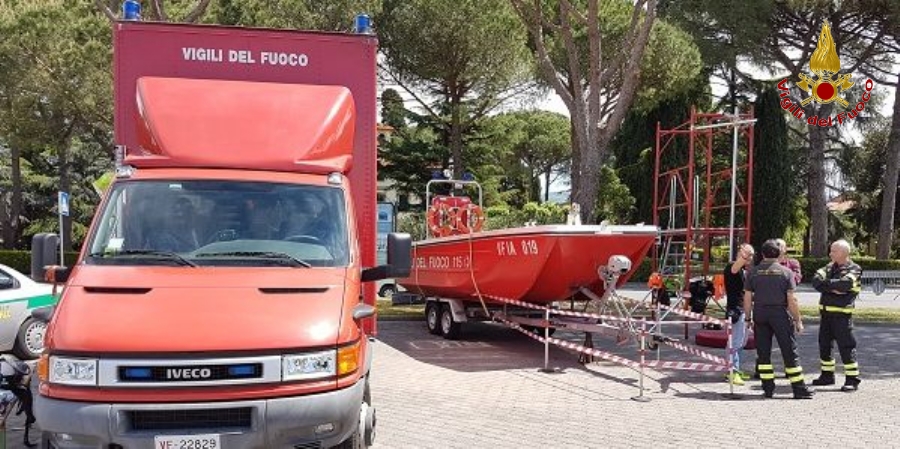 Pistoia, i Vigili del fuoco hanno partecipato alla manifestazione "Larciano in Sicurezza"