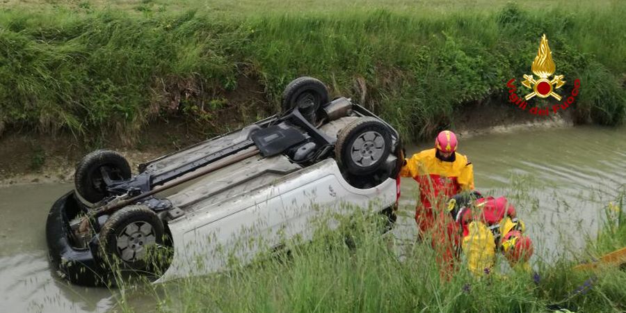 Vicenza, salvato automobilista