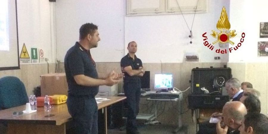 Messina, incontro formativo tra gli Artificieri della Polizia di Stato e i Vigili del Fuoco