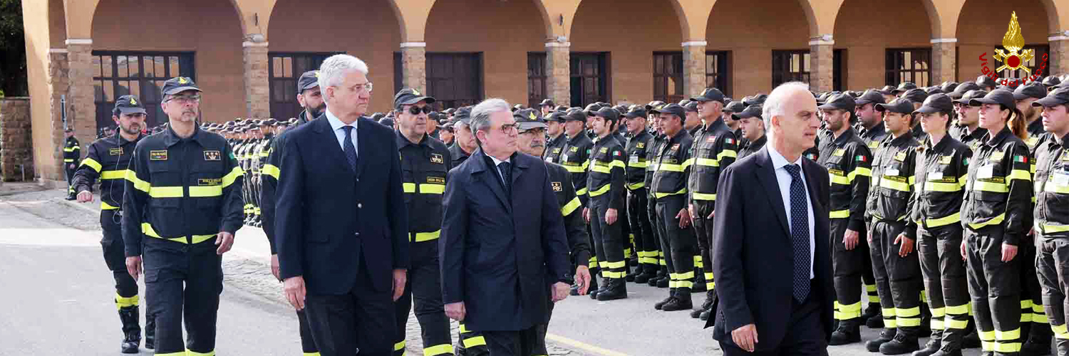 Roma, il Sottosegretario Bocci visita le Scuole Centrali Antincendi (SCA)