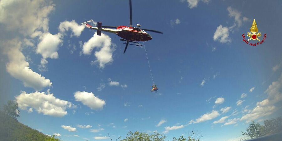 Savona, tratto in salvo un uomo nel comune di Vado Ligure