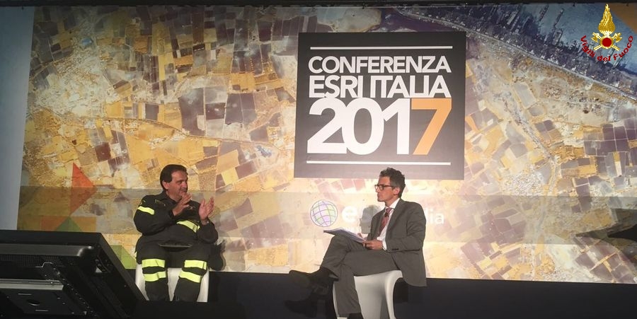 L'esperienza del CNVVF alla conferenza ESRIitalia 2017