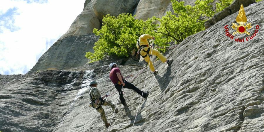 Reggio Emilia, esercitazione con Vigili del Fuoco del Paraguay