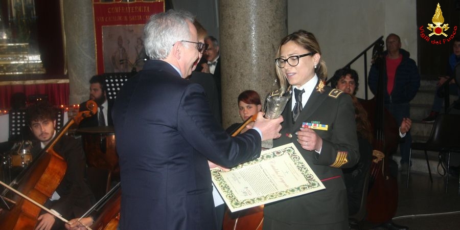 Taranto, i Vigili del Fuoco premiati con il Cataldus d'argento 2017