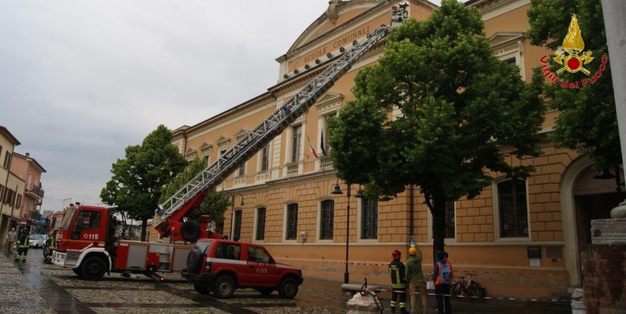Rimini, esercitazione di Protezione Civile nel comune di Santarcangelo di Romagna