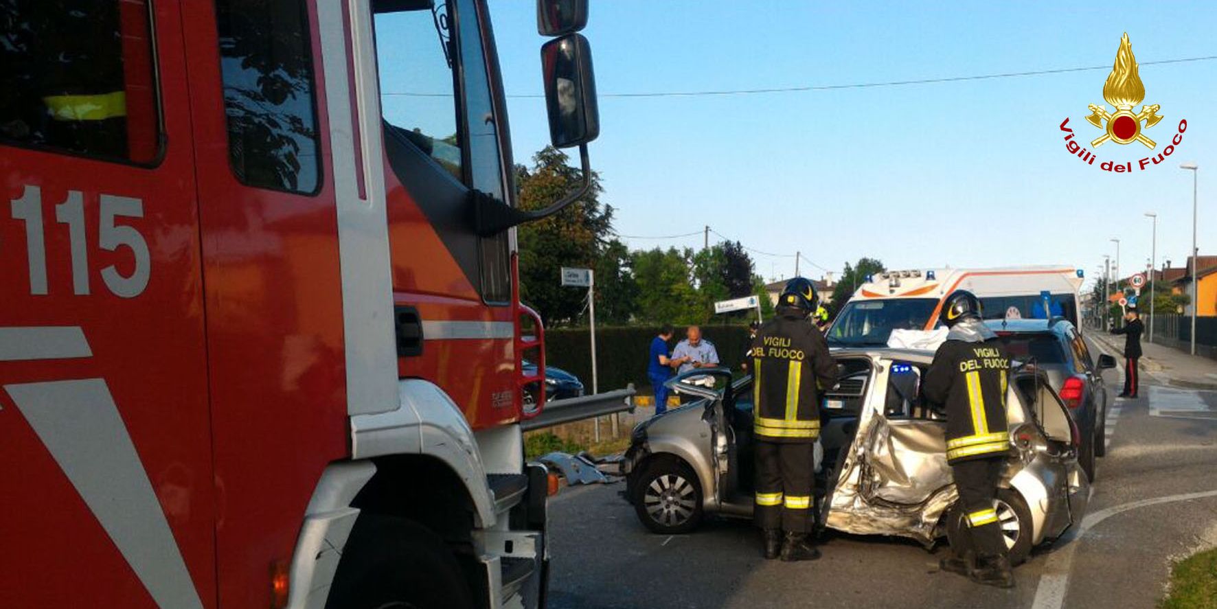 Padova, grave incidente stradale nel territorio di Villanova di Camposanpiero