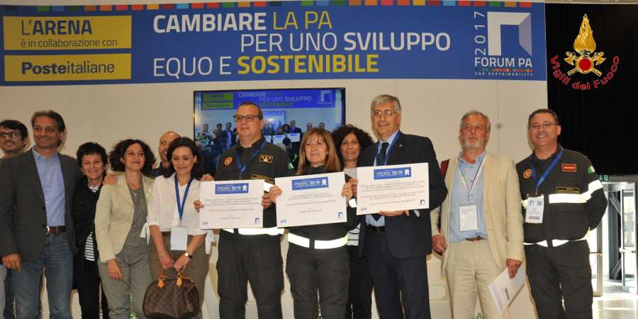 Forum PA - Premiati tre progetti dei Vigili del fuoco