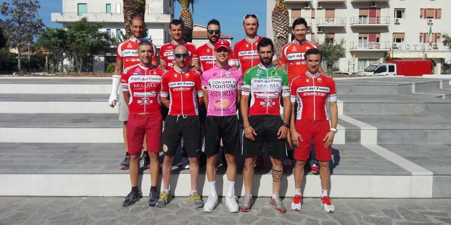 La Rappresentativa VV.F. di Ciclismo