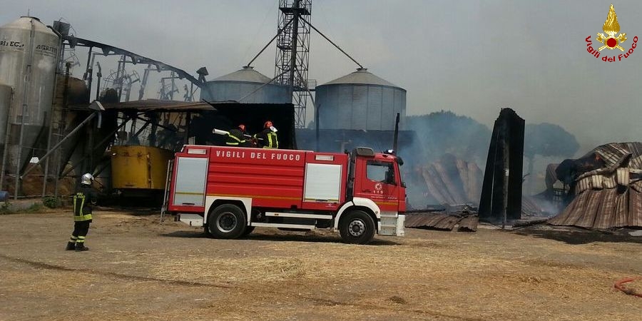 La Spezia, vasto incendio alla tenuta di Marinella