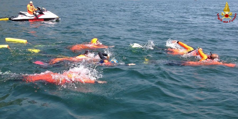 Lecco, addestramento interprovinciale per soccorritori acquatici