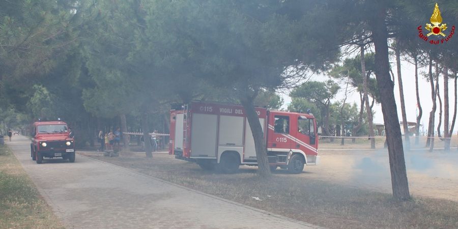 Teramo, esercitazione Anti incendio Boschivo "Cerrano 2017"
