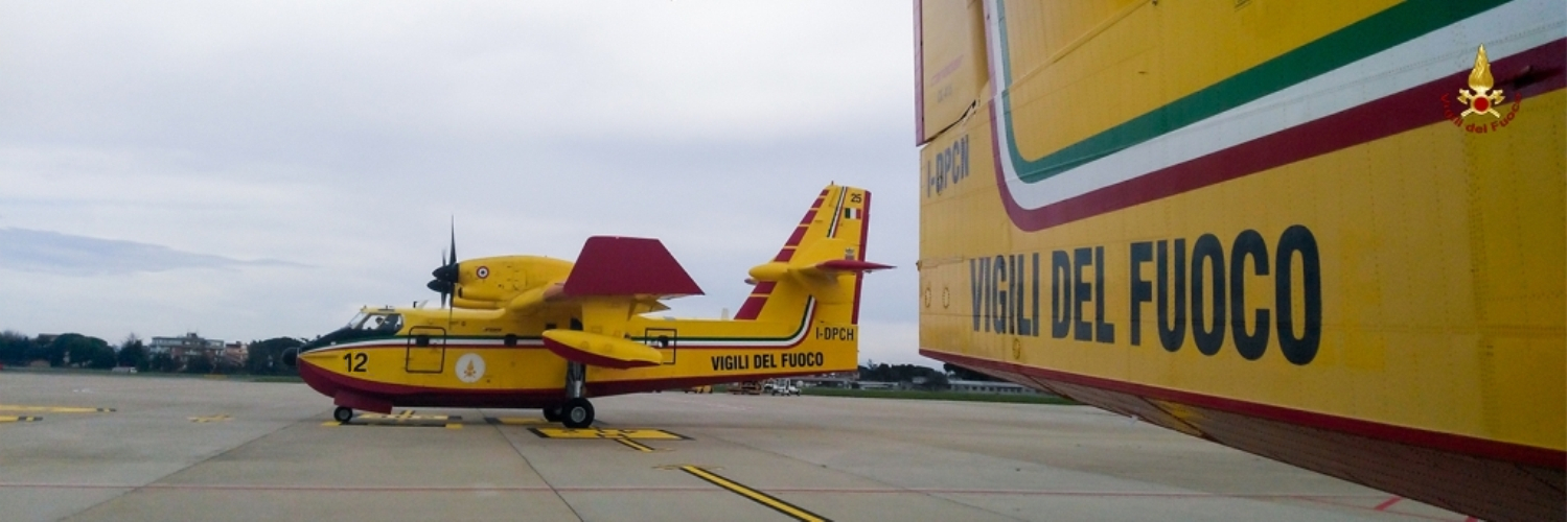 Incendio Portogallo: decollati i due Canadair dei Vigili del fuoco italiani