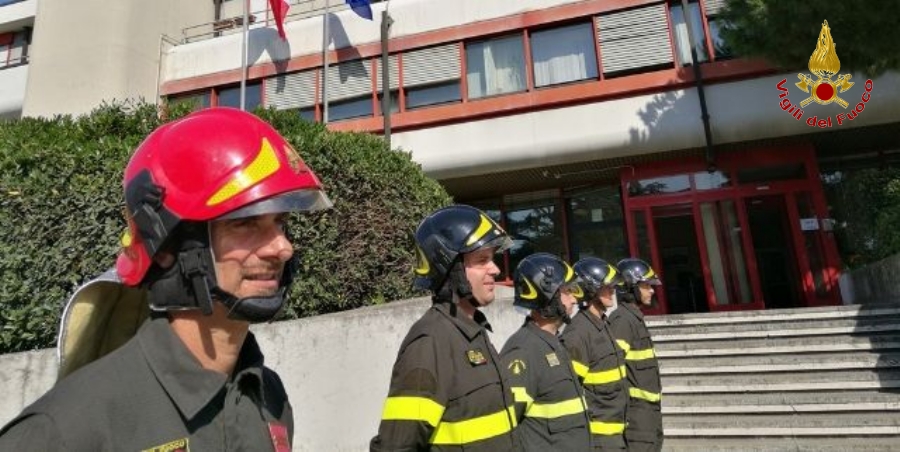 Brescia, visita del Prefetto presso il Comando provinciale dei Vigili del fuoco