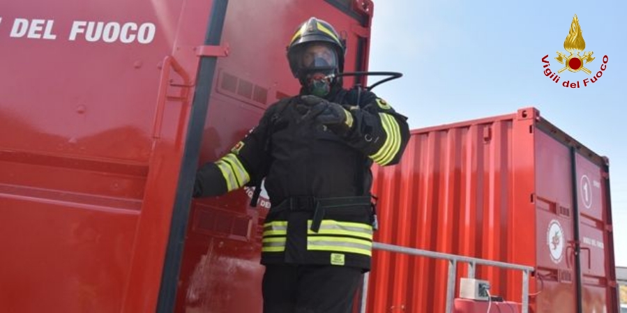 Roma, simulatori per incendio confinato: test presso la SFO di Montelibretti