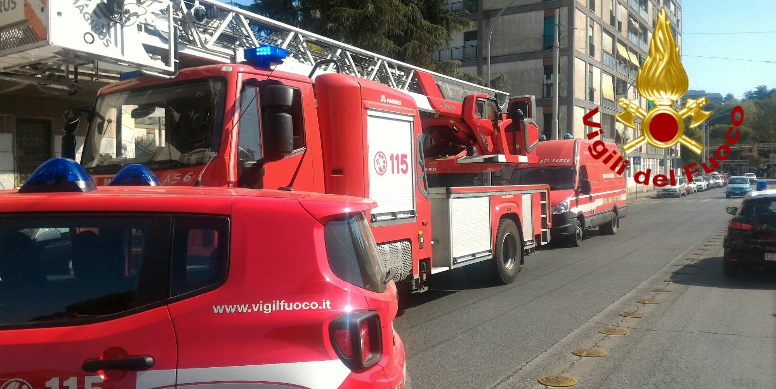 Roma, incendio appartamento in zona Montesacro-Tufello