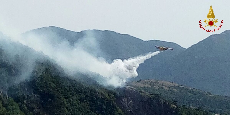 I Vigili del fuoco ancora in azione sul Monte Morrone ed in provincia di Rieti
