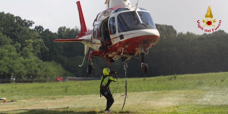 Lecco, intervento del nucleo SAF per soccorrere persona dispersa in zona montuosa