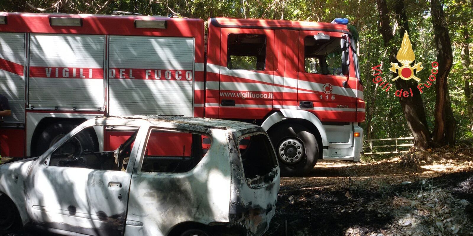 Catanzaro, incendio autovettura nel comune di Amaroni