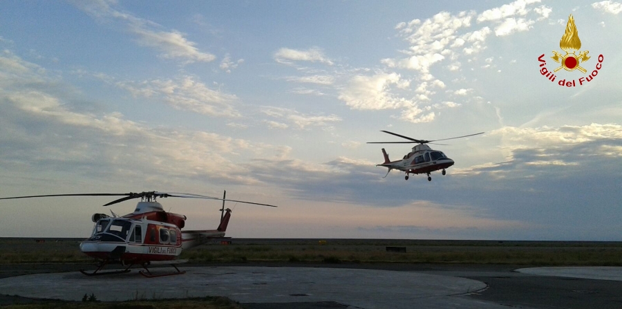 Genova, diversi interventi del nucleo elicotteri in soccorso di persone