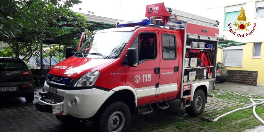 Udine, decine di interventi dei Vigili del fuoco causa nubifragi