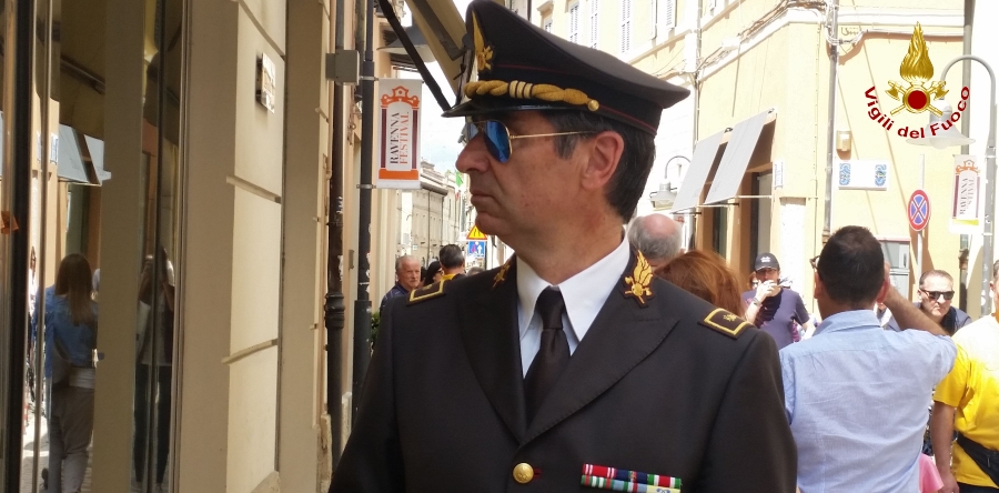 Ravenna, saluti del Comandante Pierpaolo Patrizietti che lascia l'incarico